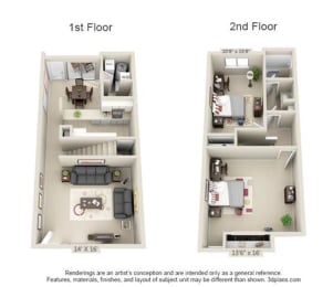  Floor Plan Town Home
